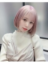 ココラー(COCOlar)&nbsp;可愛く綺麗にハイトーンカラーショートボブ