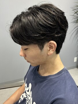 メンズ リコ(MEN'S RICO) フェザーパーマフェザーショートメンズマッシュツイスパ【大和】