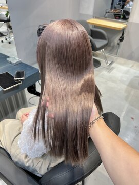 ソー(so.) ラベンダーベージュ/ロング/レイヤーカット/ウルフカット/横浜