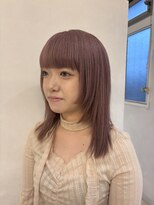 ポート 蕨(PORT)&nbsp;ステップカット×ピンクベージュ【高岩美季】