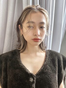 プロス(Pros) ポイントカラー　ポイントブリーチ　レイヤーカット