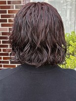 シベルバレー 横浜(sibell)&nbsp;▽ ミニボブ/ボブパーマ/ニュアンスパーマ/ボルドー/20代/30代