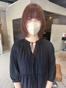 ヘアー アイス ルーチェ(HAIR ICI LUCE) ボルドーカラー/レイヤー/冬カラー/ブリーチなし/堀場
