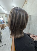 白髪があってもカラーで楽しめます♪
