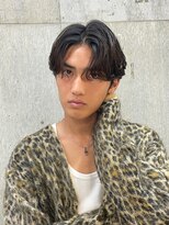 レタッチバイフィフス(RETOUCH by fifth) 原宿センターパートフェザーパーマメンズパーマニュアンスパーマ