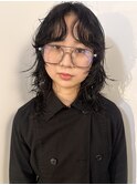 今泉　ボブヘア　ボブ　ブリーチなしダブルカラー　パーマ