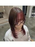 レイヤーカット/インナーカラー