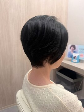 イマージュ 志免店(image) 凛とした美しさを引き出す、黒髪コンパクトショート
