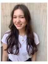 ピュットフラワー(PYT Flower) 透明感ラベンダーグレージュウェーブ