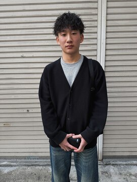 ハイセンス(HISENSE) メンズパーマツイストスパイラルメンズマッシュショート【GIA】