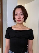 ブランコ 表参道(BLANCO)&nbsp;ダークパープル/ナチュラルショート/夏のヘアアレンジ/表参道