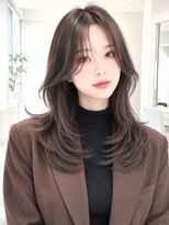 ルービック 高槻(Rubik's)&nbsp;韓国風レイヤーカットで大人可愛いセミロング