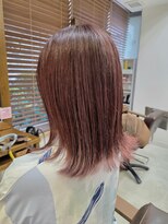 トリコ 荻窪店&nbsp;30代/ピンクカラー/ピンクブラウン/外ハネミディアム
