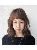 ミディアムボブ 【総社】【アリュール】【美容室】【倉敷】