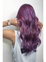 フロート 小阪店(float)&nbsp;パープル＿くせ毛風,ヘアアレンジ,クラシカル