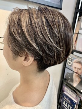 ペネロープ(Penelope) 【新宿ペネロープ】コントラストハイライトショートスタイル RYO