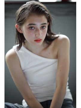 ルーク 立川(LUK) Lien☆セミウェットウェーブ×オリーブカラー