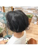 前下がり×ショートボブ