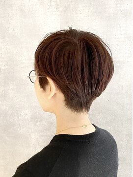 アイディール(:ideal) 20代30代40代☆くびれショート×ピンクブラウンカラー