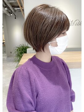 サロンドミルク 新百合ヶ丘店(salon de MiLK) シンプルな大人可愛いショート［新百合ヶ丘］
