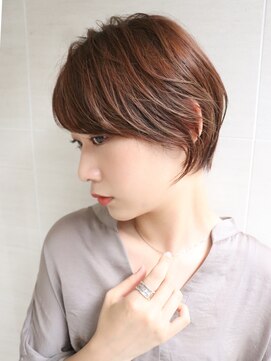 オーロ(ORO) 20代30代40代50代ダークアッシュシアーカラーセミディショート