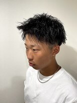 メンズアンダーバーホワイト 南海難波店(Men's _WHITE)&nbsp;メンズツイストスパイラルパーマ