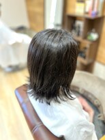 リブリス(Rebliss) 切りっぱなしボブ×アッシュグレージュ