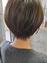 ニコ(nico...)&nbsp;襟足スッキリショート+ピスタチオカラー☆