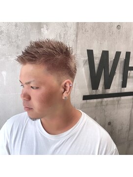 アンダーバーホワイト 南海難波店(_WHITE) フェードカット