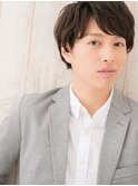 ビジネスにも◎オリーブベージュマッシュルームヘアQ