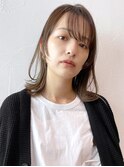 ワンカールミディ_チェリーブラウンフェミニンロング_8962