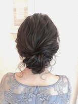 アロマ ヘアー ルーム 新宿3号店(AROMA hair room) 大人ガーリーシニヨンアレンジ二次会結婚式/新宿/新宿三丁目