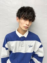 【学割U24人気No.3】メンズカット+パーマ+ウォータートリートメント　¥8500