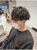 グランジマッシュ×太束ツイストスパイラルパーマ