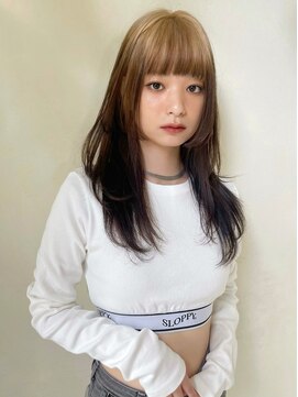 カナン 銀座(CANAAN) 【韓国スタイル】ハッシュカット×ルーツカラー