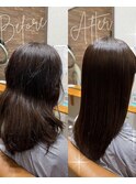 髪質改善ストレート