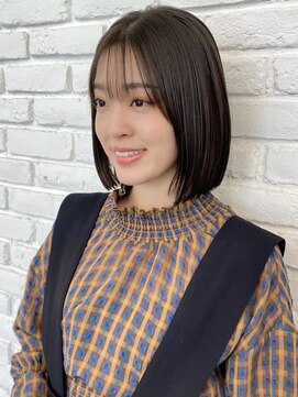 ディフィーノ 青山(DIFINO) 【DIFINO 青山】艶髪ぷつっとボブ/ナチュラルブラウン