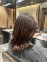 アイフィールアヴェダ 船堀店(i feel AVEDA)&nbsp;【中村】チョコブラウン+キュート外はねウルフ