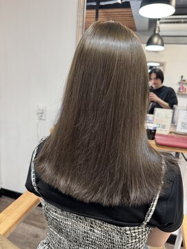 オリジンアド(ORIGIN+) ブリーチなしWカラー/Olive beige