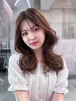 フィヴェント(Fivent) 黒髪ボブルフネビージュ小顔ワンレン顔まわり韓国レイヤーカット