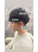 刈り上げマッシュ/スパイラルパーマ