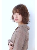 おとなっぽいのにあどけない甘辛ボブ