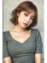 ドロシー(dorothy) 外はねボブ オレンジベージュ