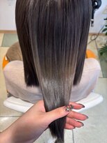 ポイントファイブバイソレイユ 小松店.5 by SOLEIL)&nbsp;ロング髪質改善ストレートダークブラウン