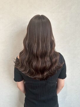 ジーナ  札幌大通(Zina) 美髪＊ツヤ感外ハネウェーブ＊ラベンダーブラウン＊Zina札幌大通