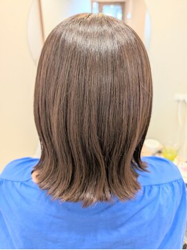 ブローノ(Blono) 【HAIR RERAX Blono】フル髪質改善カラー☆外ハネボブ