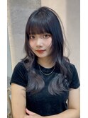 ミニウルフ髪質改善縮毛矯正酸性ストレートレイヤーカット/銀座