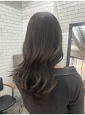 【広島韓国ヘア】韓国レイヤーカット×アッシュブラウン