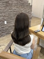 ヘア カンパニー トワ 千葉店(TOWA)&nbsp;千葉/千葉駅/ダブルカラー/オリーブグレー/黒髪/ヘッドスパ