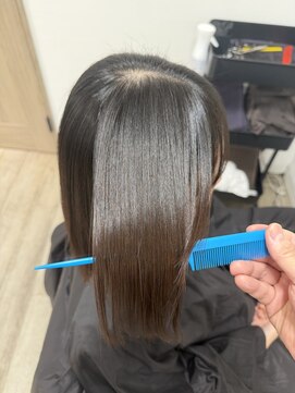 美髪ストレート